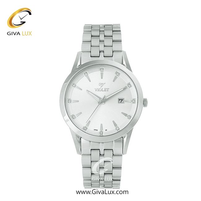 ساعت مچی اورجینال زنانه ویولت VIOLET نقره ای | نقره ای| نقره ای| کد رفرنس 0577